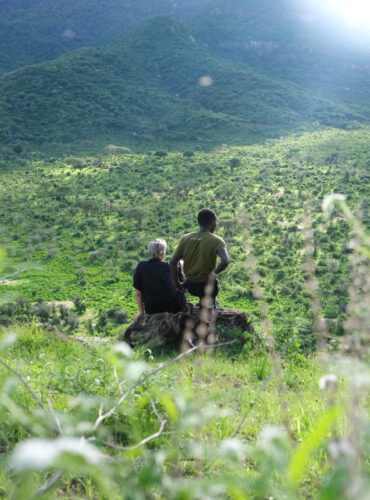 vicki and ranger in samburu reserve