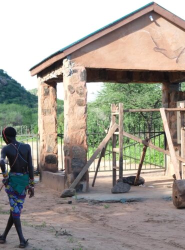 front door at reteti elephant orphanage