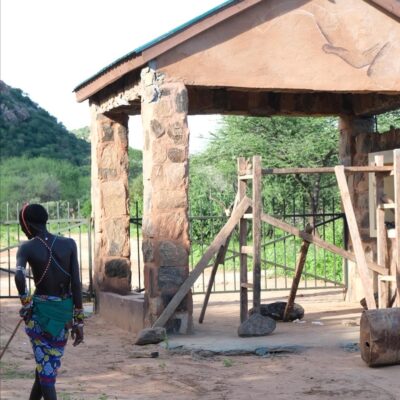 front door at reteti elephant orphanage